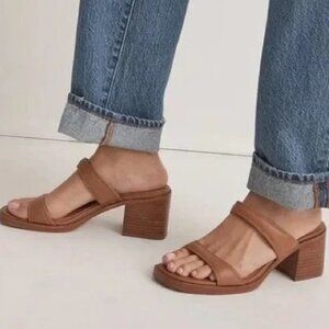 MADEWELL Ora Double Strap Sandal. Size 8